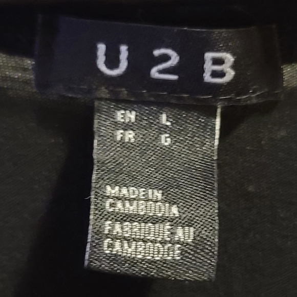 ⚡2/$25-NWOT- Black Cold-shoulder Lace-up Tee - Picture 7 of 12